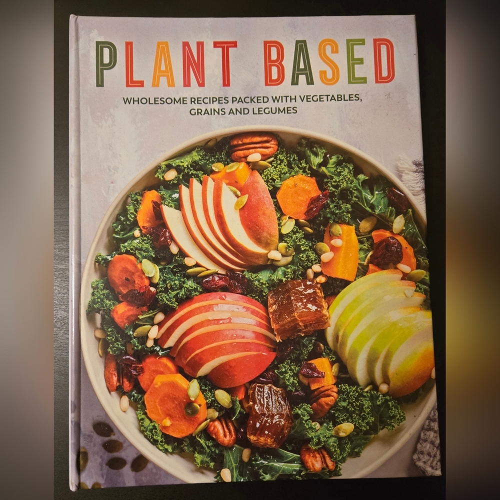 📚 Cookbook Plant Based Wholesome Recipes Packed W/ Vegetables Grains & Legumes